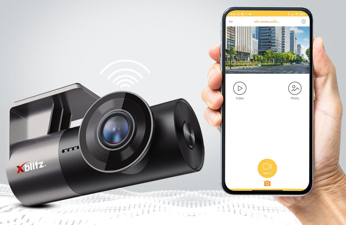 Wideorejestrator XBLITZ Z10 Slim obsluga za pomoca aplikacji