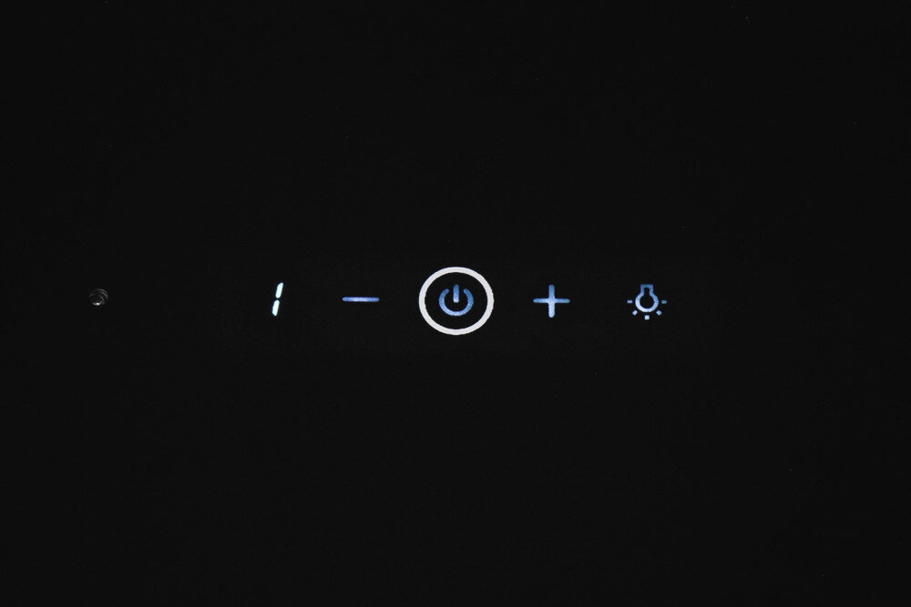 Okap GÖTZE & JENSEN VH661XT Czarny regulacja panel sterowania