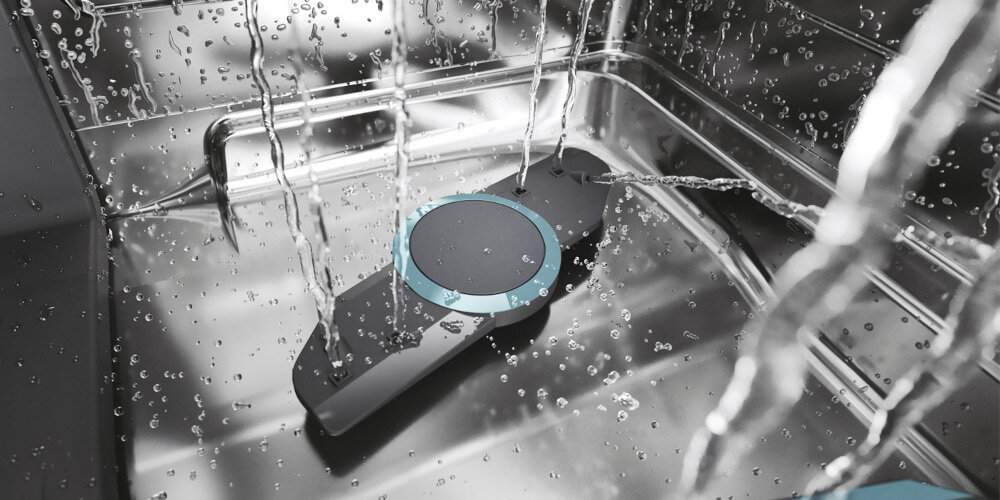 ZMYWARKA HAIER I-PRO SHINE 5 XF 6B2M3PW AI SMART zdjęcie lifestyle dno śmigło filtr System Powerwash dodatkowe strumienie wody efekty mycie dokładne większy przepływ