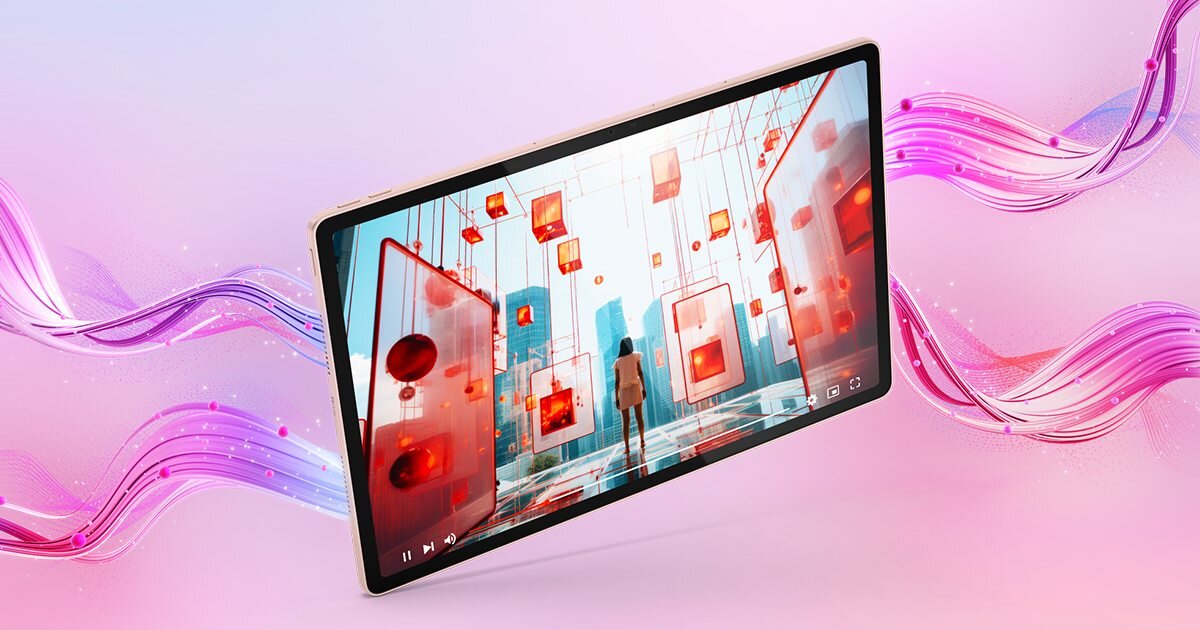 Tablet LENOVO IdeaTab Plus procesor MediaTek D6400 cztery głośniki Dolby Atmos High-Res Audio