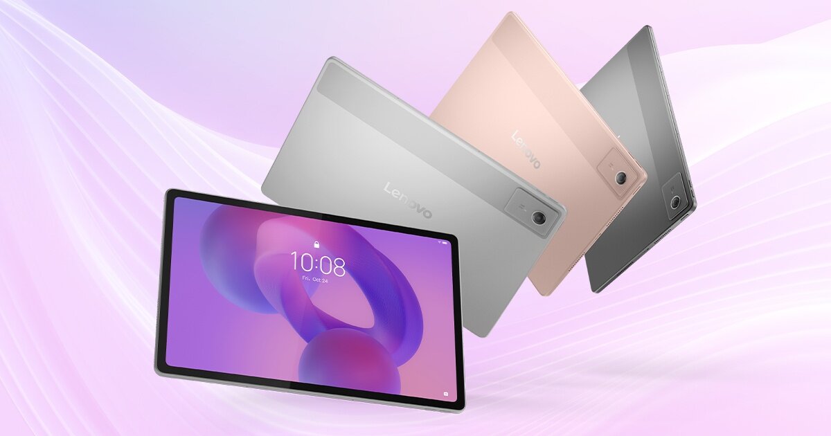 Tablet LENOVO IdeaTab Plus kolory Cloud Grey Sand Rose Luna Grey