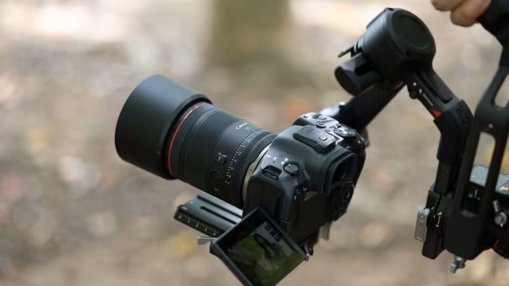 CANON RF 85 mm f-1.4L VCM autofocus VCM minimalny efekt oddychania filmowanie