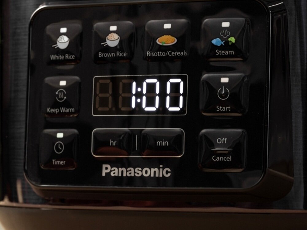 Ryżowar PANASONIC SR-DA152KXE dotykowy panel led, odpowiedni cza do poszczególnych programów, funkcja wskazywania czasu