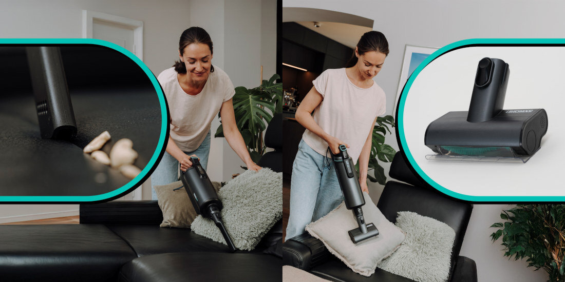 Odkurzacz THOMAS BX7 Ssawka szczelinowa turbo-szczotka do tapicerek i odkurzania roztoczy dla alergików i właścicieli zwierząt