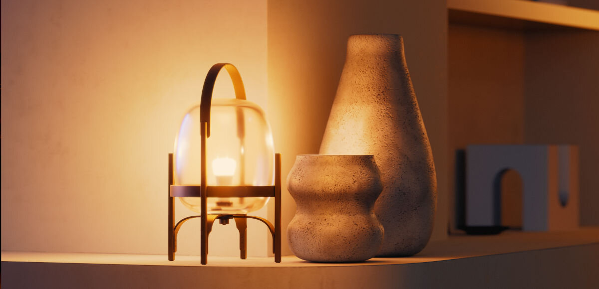 Inteligentna żarówka LED PHILIPS HUE 929003856101 9.5W E27 Bluetooth, ZigBee , białe, światło, 2700K, odpoczynek, na półce armatura oraz światło w kolorze ciepłym