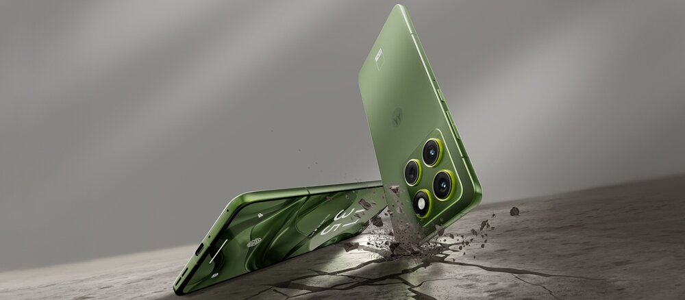 Smartfon MOTOROLA Edge 70 5G aparat 50 Mpx z matrycą Sony LYTIA 700C, aparat ultraszerokokątny + Macro 50 Mpx, przedni aparat 50 Mpx i aparat z teleobiektywem 10 Mpx 