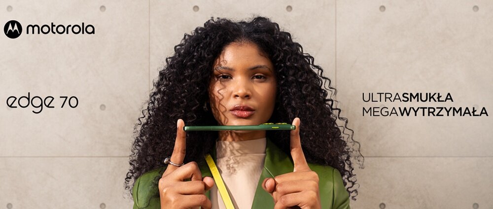 Smartfon MOTOROLA Edge 70 5G   kv lifestyle początek opisu sekcja nagłówkowa