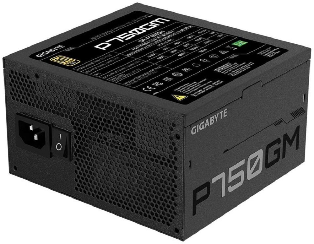 Zasilacz GIGABYTE P750GM 750W Gold - Modulowa konstrukcja