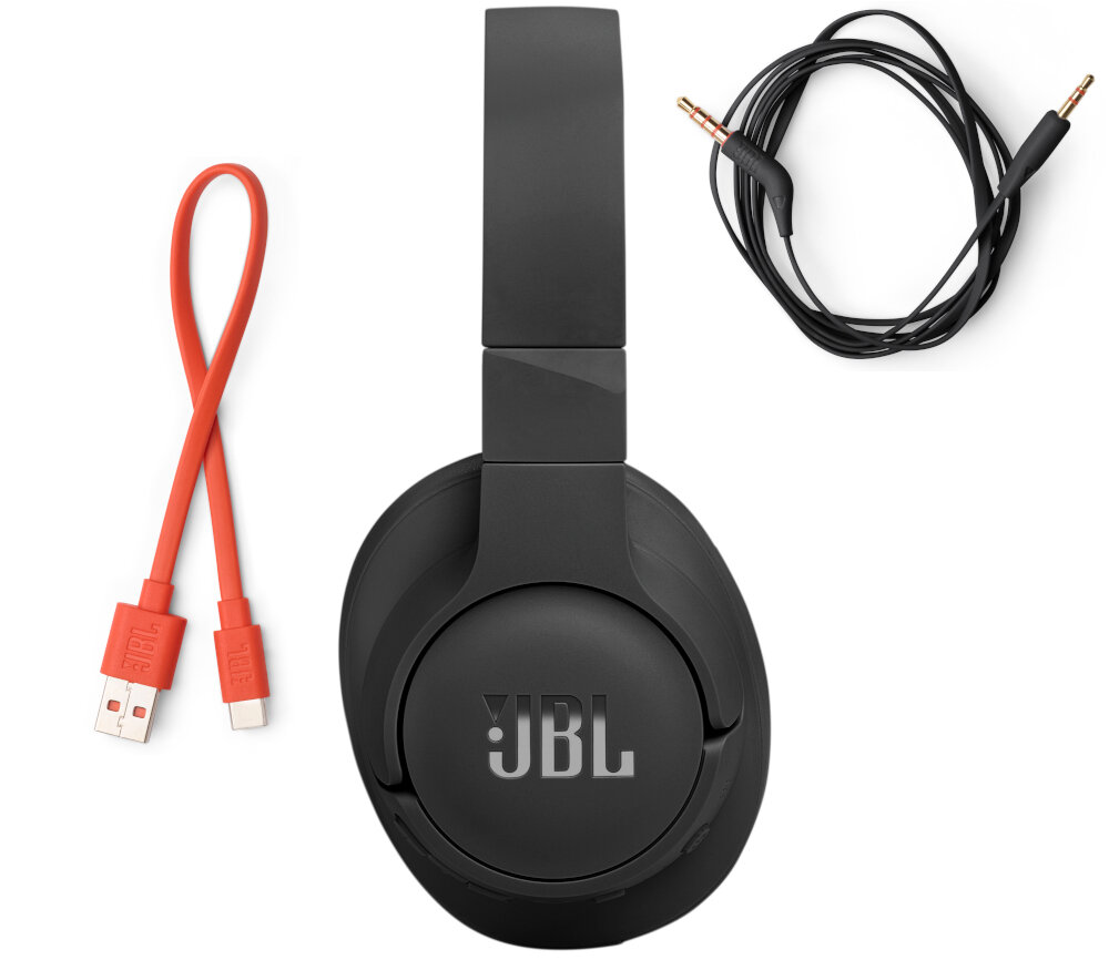 JBL Tune 770NC przetworniki aktywna redukcja szumów design dopasowanie łączność wygoda sterowanie bateria
