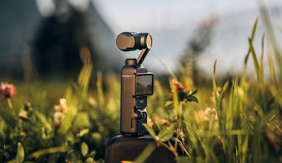 Kamera sportowa DJI Pocket 3 sport montaż nagrywanie stabilizacja montaż edycja filtry ostrość śledzenie tryby bateria akumulator zasilanie ładowanie rozdzielczość filmy obudowa odporność wielkość łączność sterowanie