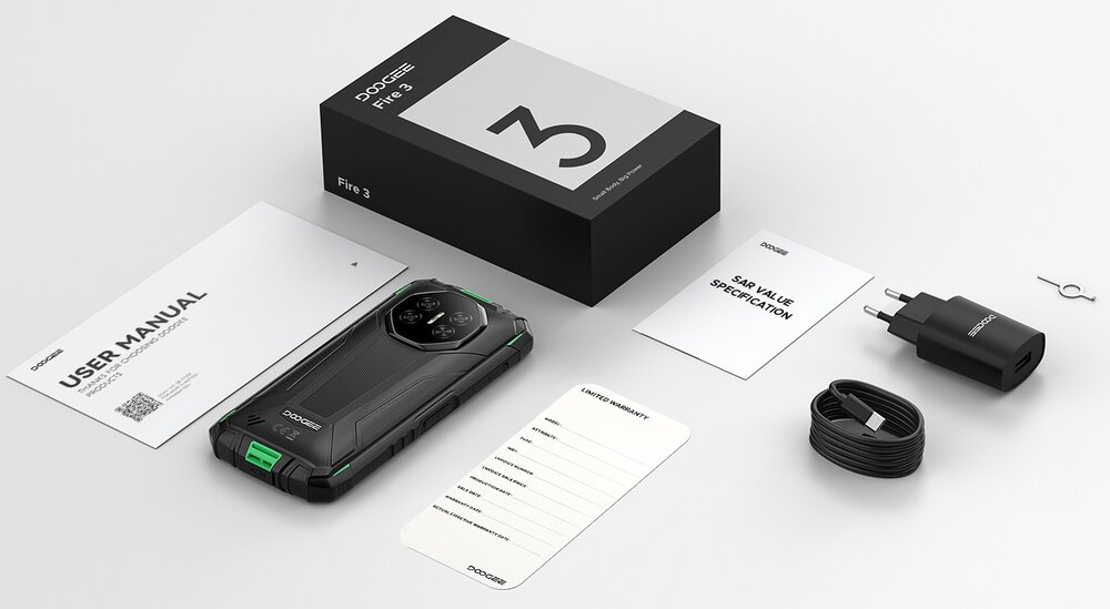 Smartfon DOOGEE Fire 3 Zestaw