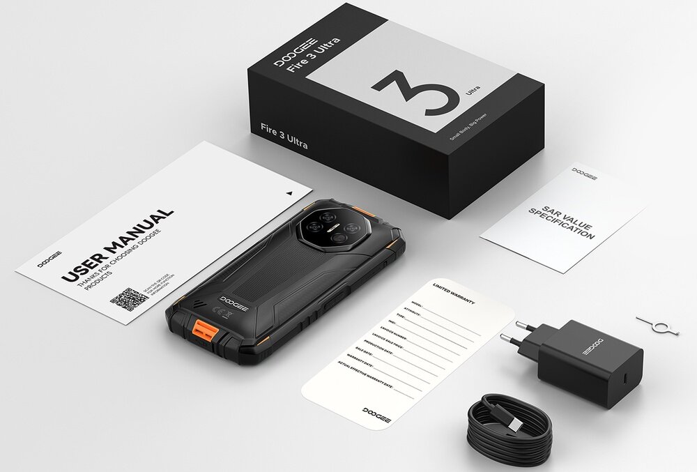 DOOGEE Fire 3 Ultra zestaw