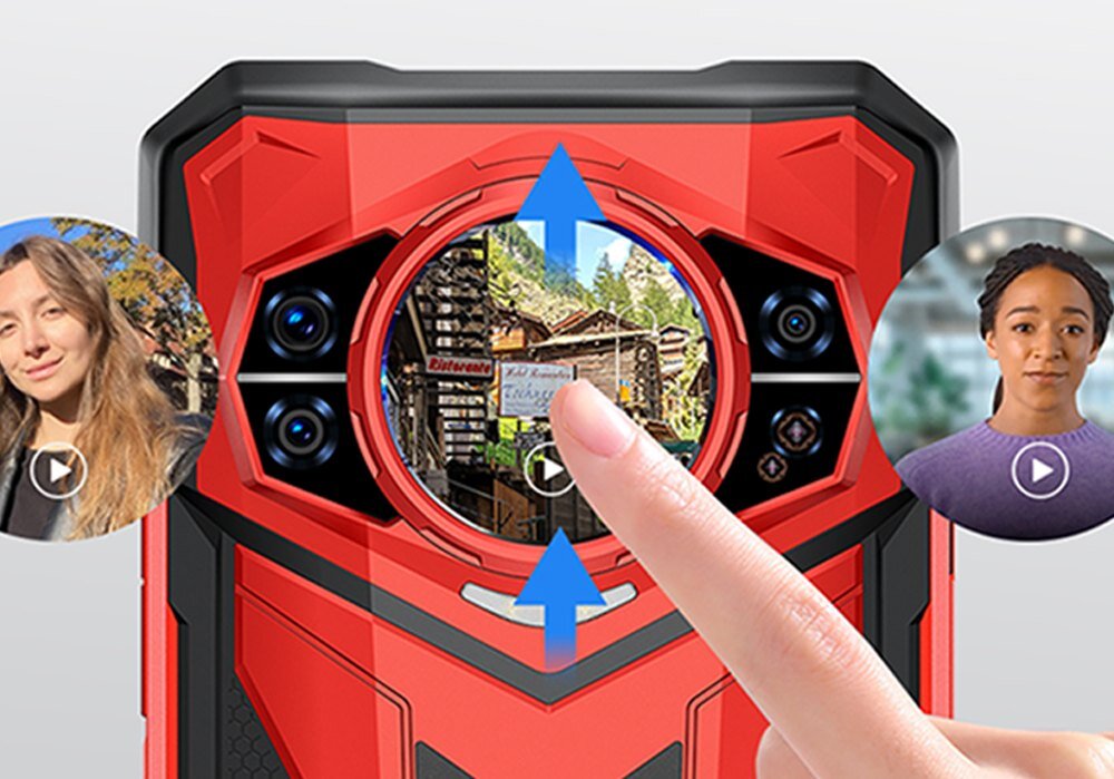 Smartfon DOOGEE S200 Plus dodatkowy ekran AMOLED 1.32 cala 60Hz 499ppi