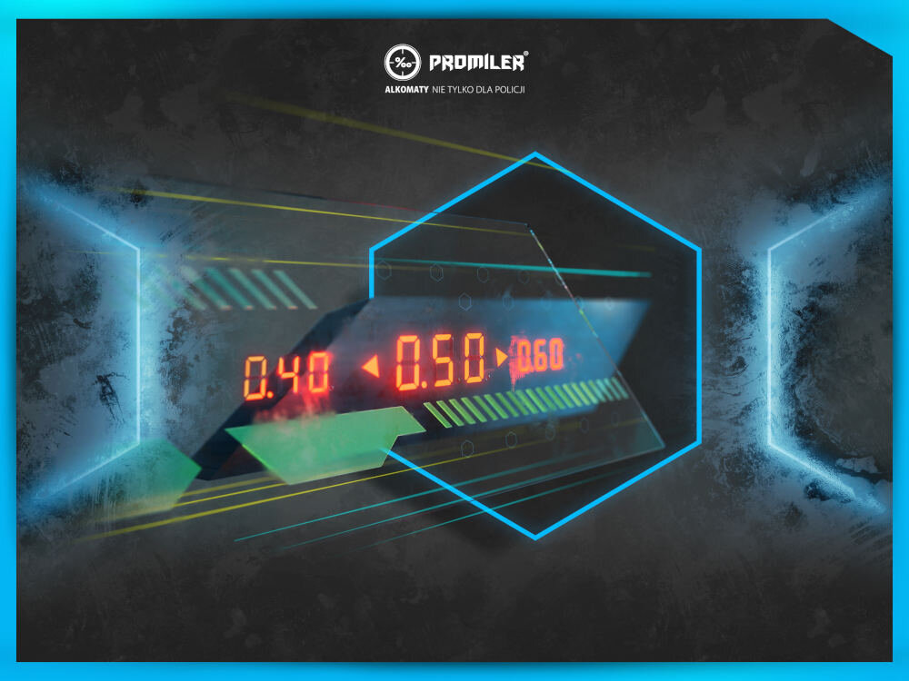 Alkomat PROMILER GR6500P dokladny pomiar precyzja