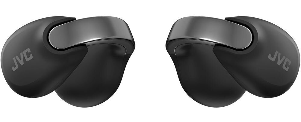 Słuchawki powietrzne JVC HA-NP1T stabilne dopasowanie klips aktywność, słuchawki od frontu na białym tle