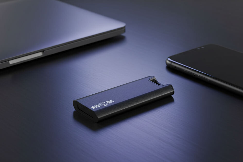 Dysk MAD DOG PSSD100K maddog Move Ridge 1TB pojemność 250000 zdjęć 50 godzin wideo 4K przenośny dysk SSD