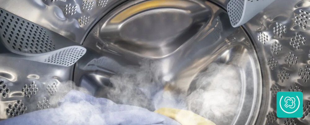 PRALKA GORENJE W1NGPI72SBS wizualizacja bęben wnętrze para ubrania ikona Mniej zagniecionych ubrań technologia parowa pielęgnacja ubrań odświeżanie odzieży redukcja bakterii szybkie odświeżanie para usuwanie zapachów delikatne materiały wełna wygładzanie zagnieceń mniej prasowania łatwe prasowanie