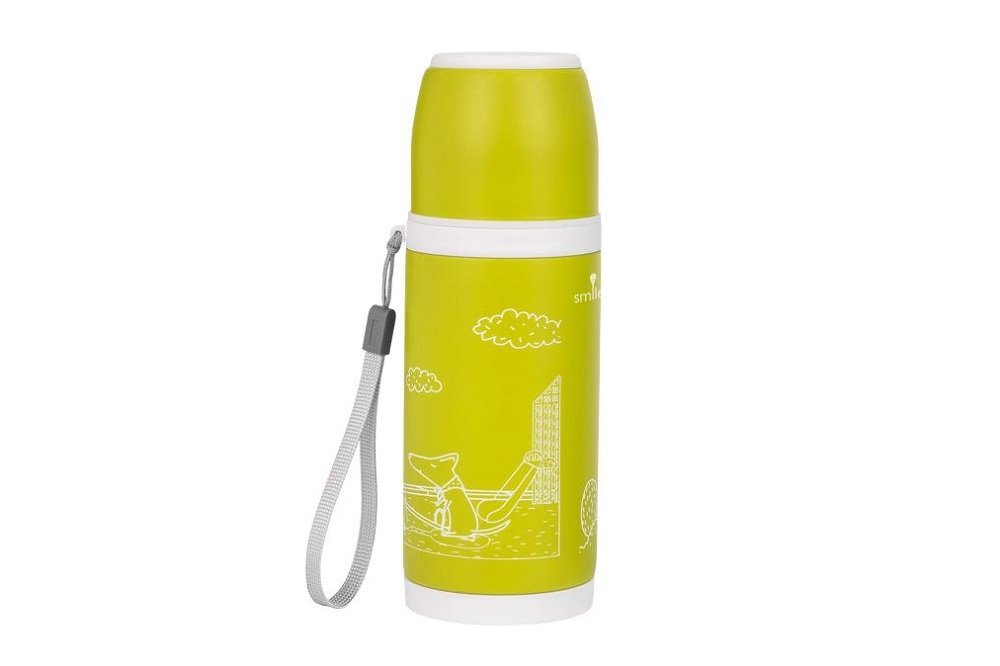 Termos SMILE STT-3 Zielony 350ml stal nierdzewna