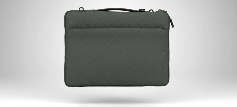 Torba na laptopa SKINARMA Juno 14 cali Zielony prezentacja torby na szarym tle