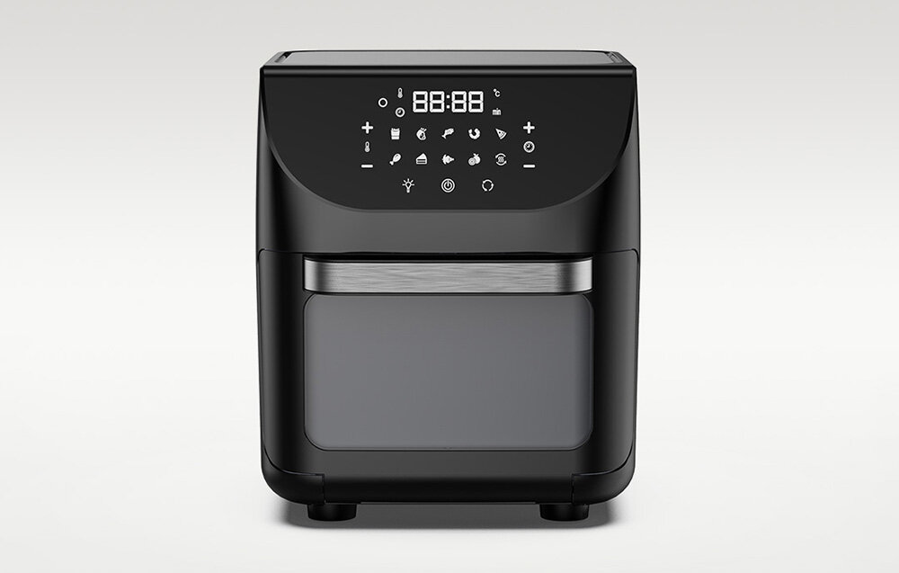 Frytkownica beztłuszczowa LEACCO AF103 Air Fryer smaczne zdrowe potrawy technologia goracego powietrza równomiernie rozprowadza ciepło soczysty smak