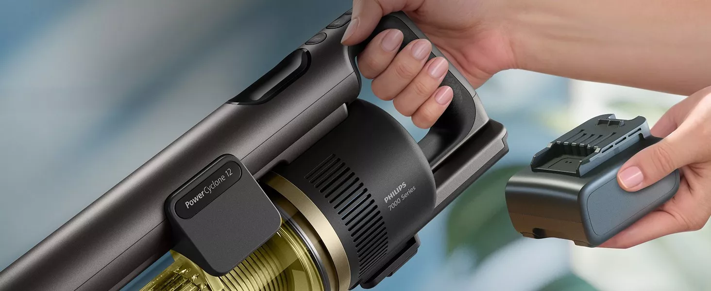 Wymiana baterii jest szybka i łatwa.