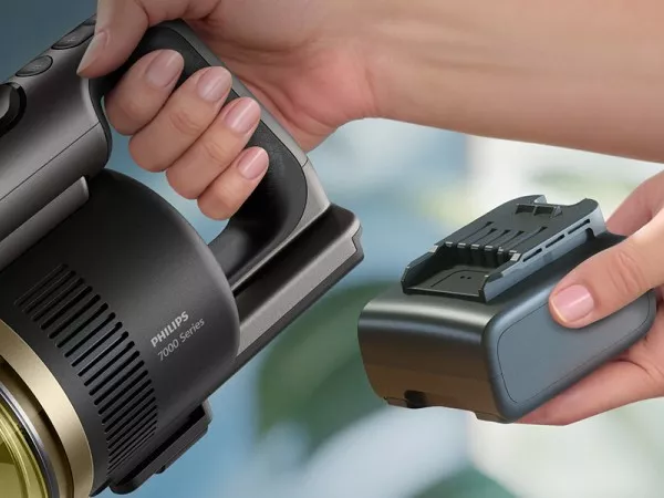 Wymiana baterii jest szybka i łatwa.