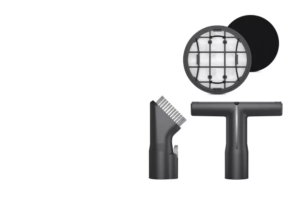 Dodatkowe akcesoria zwiększają możliwości odkurzacza bezworkowego Philips.