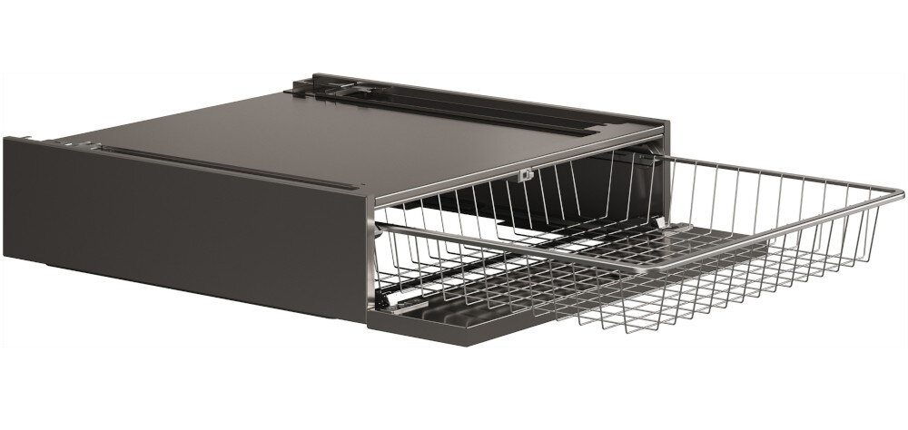 ŁĄCZNIK ASKO HB150T pachshot zdjęcie produktowe front szary metaliczny wysunięty kosz