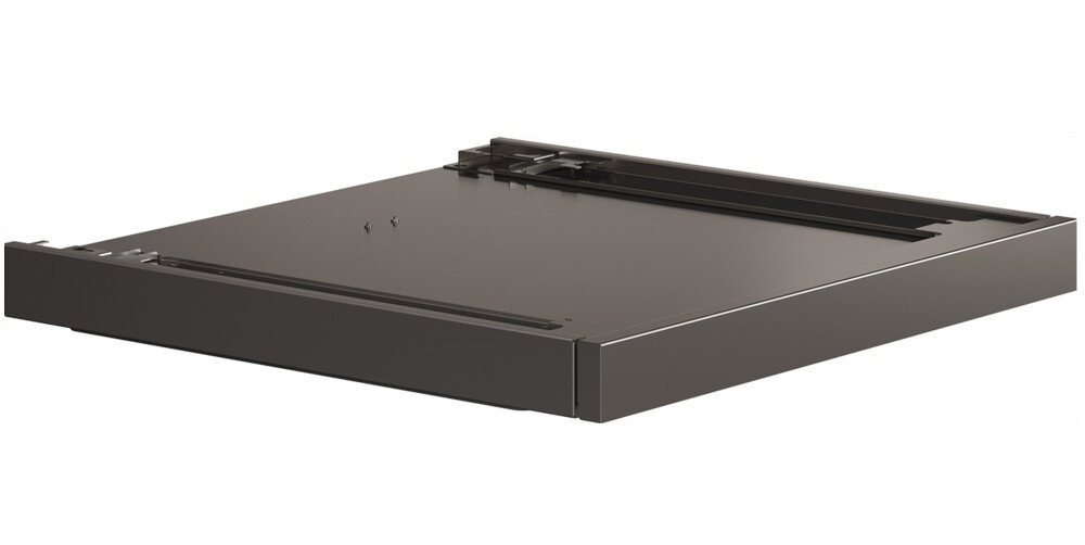 ŁĄCZNIK ASKO HS60T pachshot zdjęcie produktowe front szary metaliczny wysunięty kosz