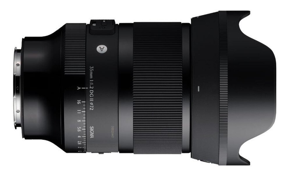 Obiektyw SIGMA 35mm F1.2 DG II Art L-Mount – widok konstrukcji i rozmiaru