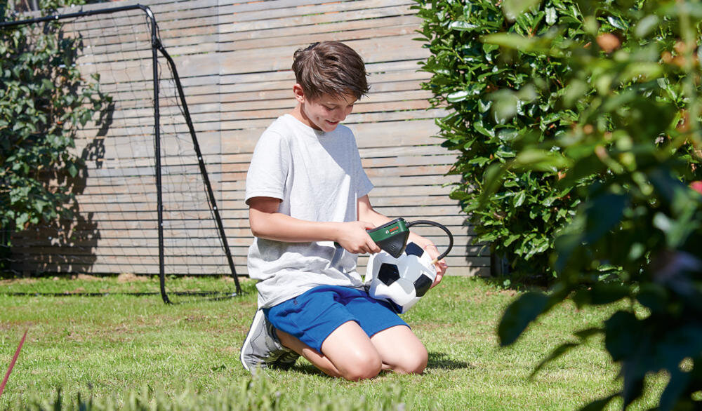 BOSCH EasyPump pompowanie piłka gra