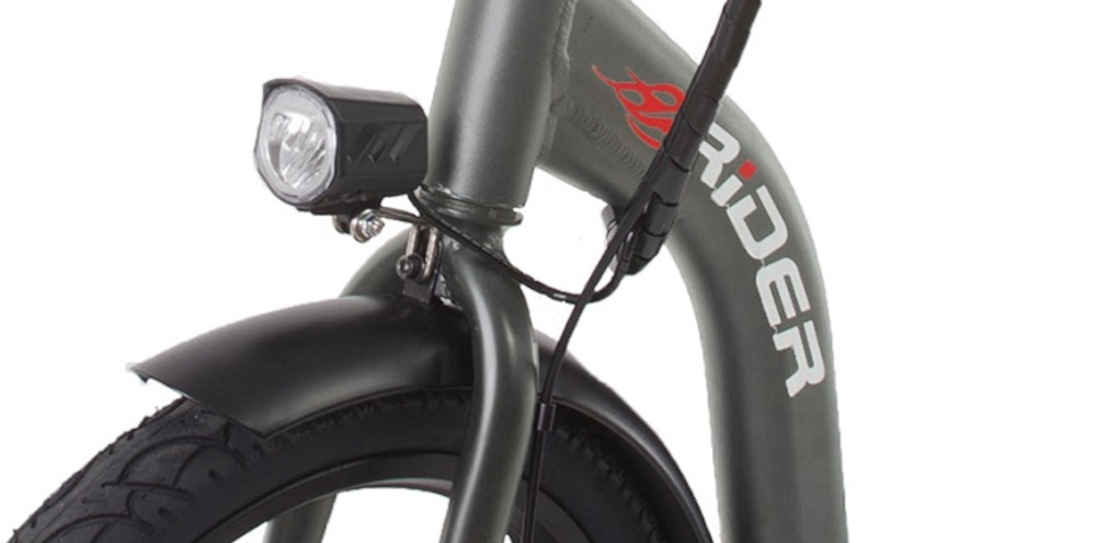 Hulajnoga elektryczna RIDER Monster Turbo Grafitowy oswietlenie przednie i tylne oswietlenie LED