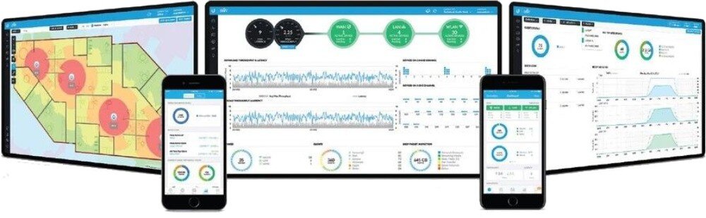 Punkt dostępu UBIQUITI NETWORKS UniFi UAP-AC-PRO kontroler zarządzanie narzędzia