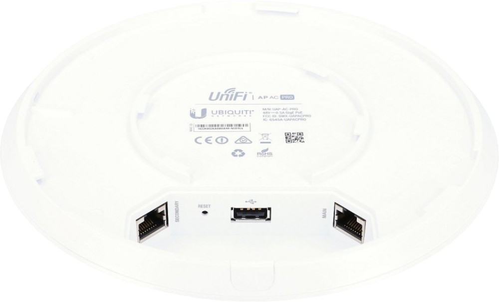 Punkt dostępu UBIQUITI NETWORKS UniFi UAP-AC-PRO zasilanie PoE porty