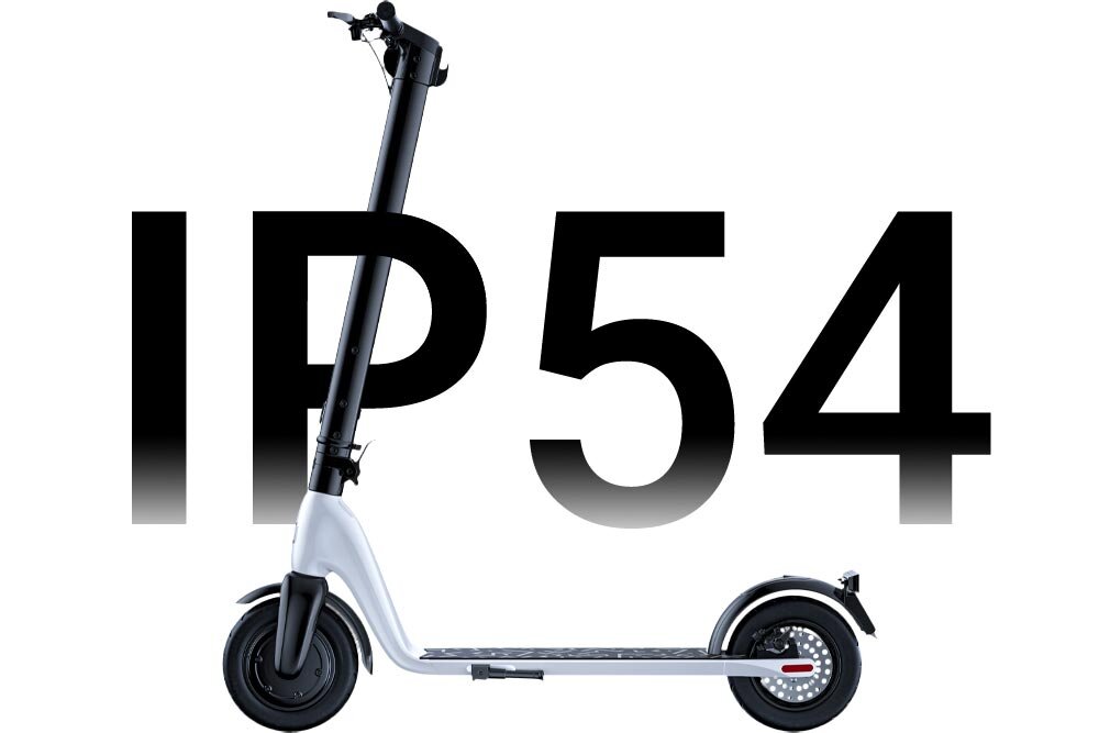 Hulajnoga elektryczna JIVR Scooter X Czarno-srebrny stopien ochrony IP54