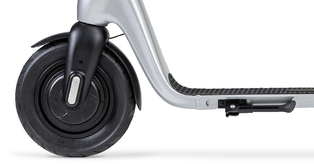 Hulajnoga elektryczna JIVR Scooter X Czarno-srebrny silnik moc 350 w maksymalna predkosc do 20 km/h regulacja predkosci 3-stopniowa skala batera 36V pojemnosc 10 Ah zasieg okolo 30-40 km