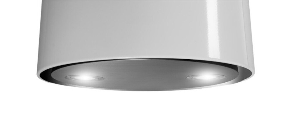 Okap VDB Tube Biały LED oświetlenie