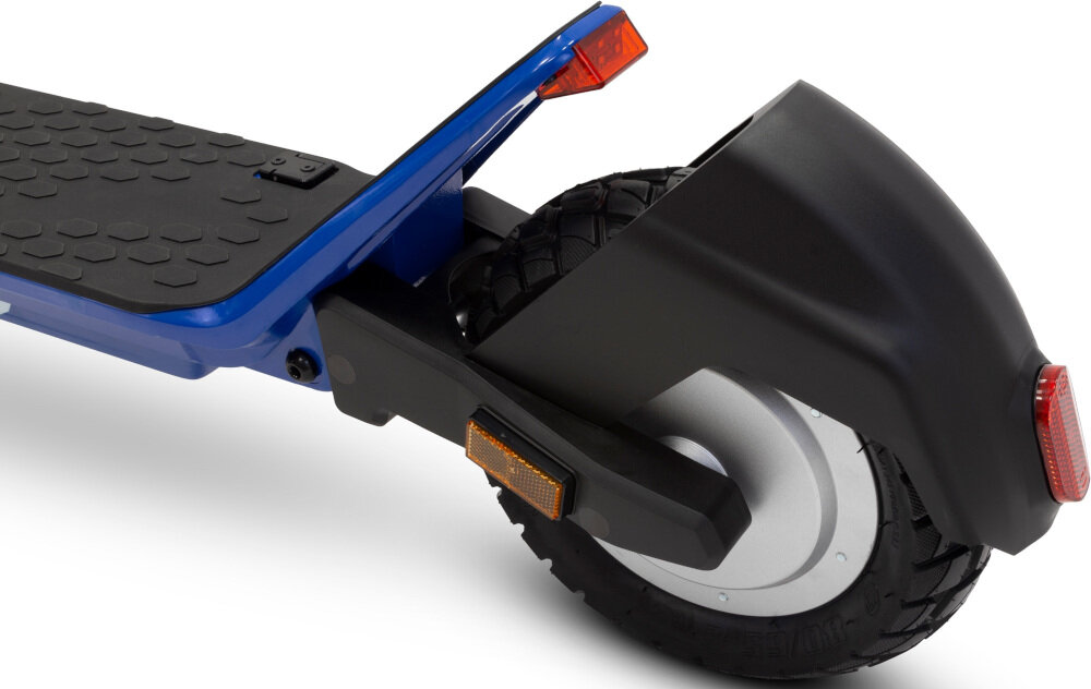 Hulajnoga elektryczna APRILIA Tuareg Granatowy silnik moc 350 W maksymalna predkosc do 20 km/h w tylnym kole wzniesienia do 20%
