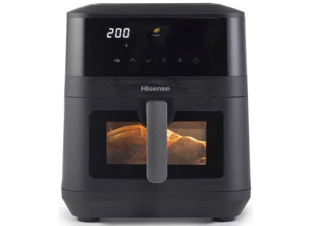 Air Fryer Frytkownica beztłuszczowa HISENSE HAF2100DCD wbudowane światło wewnetrzne, bez otwierania kosza, nieprzerwane gotowanie