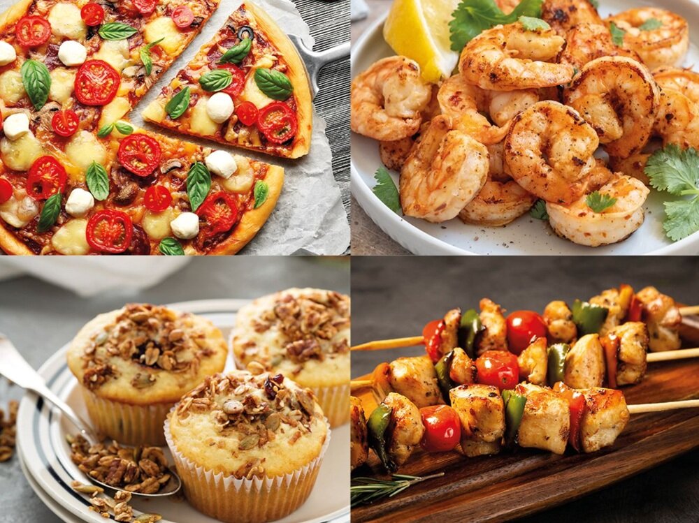 Air Fryer Frytkownica beztłuszczowa HISENSE HAF2100DCD 10 automatycznych ustawień, do frytek, steków i innych, szybkie smażenie