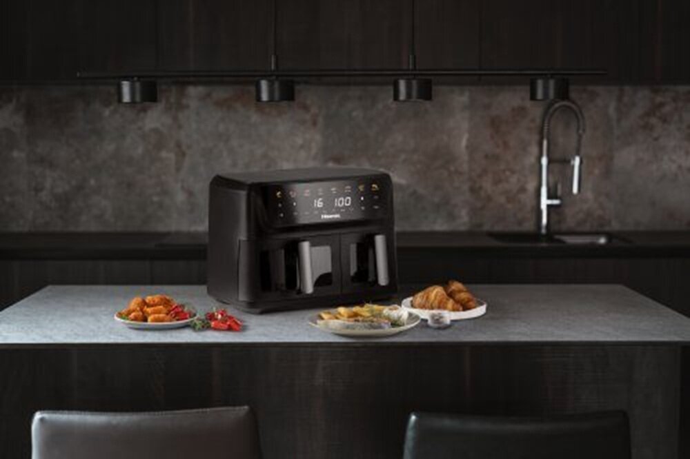 Air Fryer Frytkownica beztłuszczowa HISENSE HAF2700DCD funckja opóźnienia startu, dopasowana do Ciebie