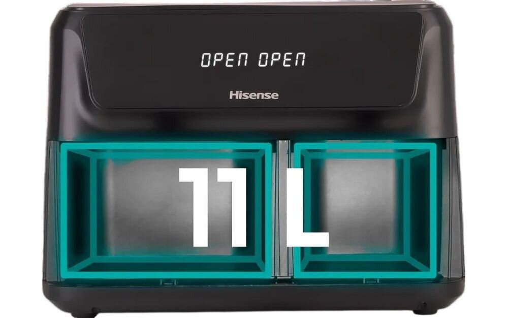 HISENSE HAF2700DCD - urządzenie z dwoma komorami o pojemności 11 litrów
