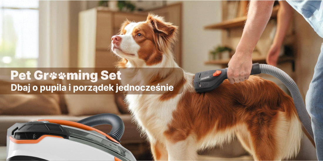 Szczotka do pielęgnacji sierści THOMAS Pet Grooming Set wygląd design prezentacja wizualizacja Dla Twojego pupila Komfort pielęgnacji pupila