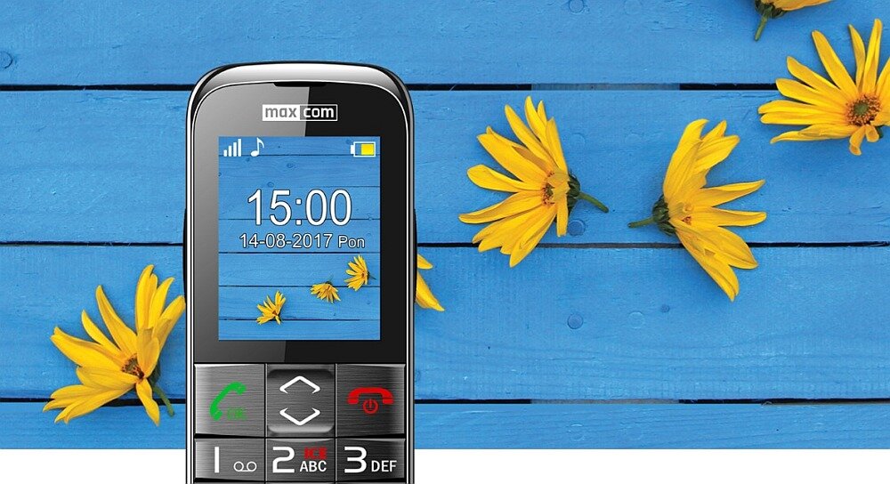 Telefon MAXCOM MM720 ekran
