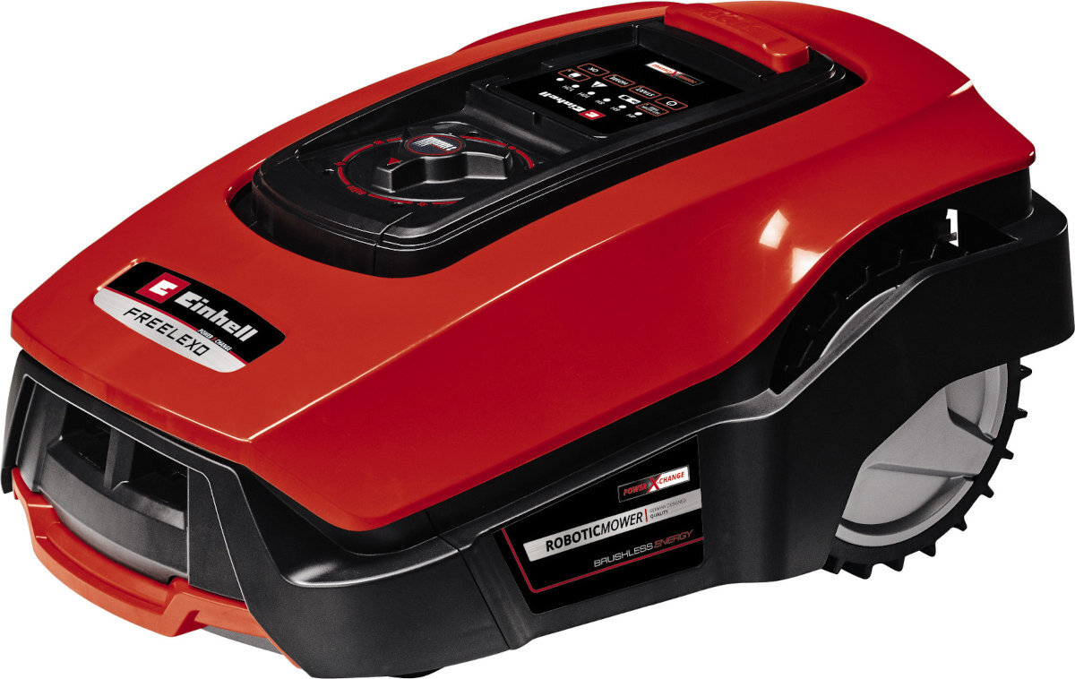 Robot koszący EINHELL Freelexo 600 LCD BT 4326368 Sterowanie Bluetooth wyglad zabezpieczenie
