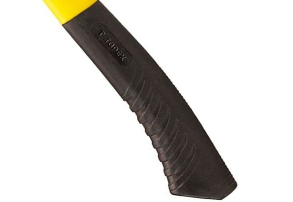 Siekiera uniwersalna TOPEX 05A200 0.6 kg trzonek ergonomiczny z wlokna szklanego lekkosc wytrzmalosc antyposloizgowa powloka bezpieczenstwo kontrola trwalosc ergonomia