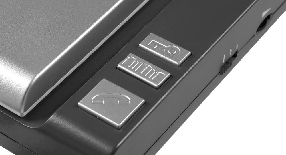 Domofon EURA Uno Bianco ADP-31A3 obsluga dwoch wejsc regulacja glosnosci rozmowy regulacja glosnosci dzwonka interkom