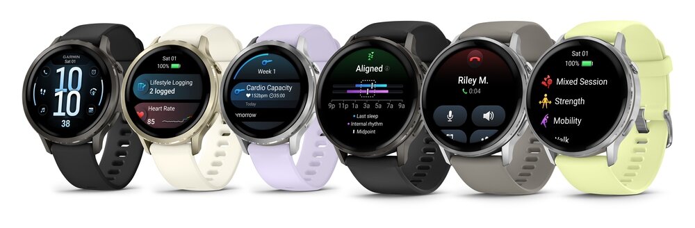 Zegarek sportowy GARMIN Venu 4 kv lifestyle początek opisu sekcja nagłówkowa