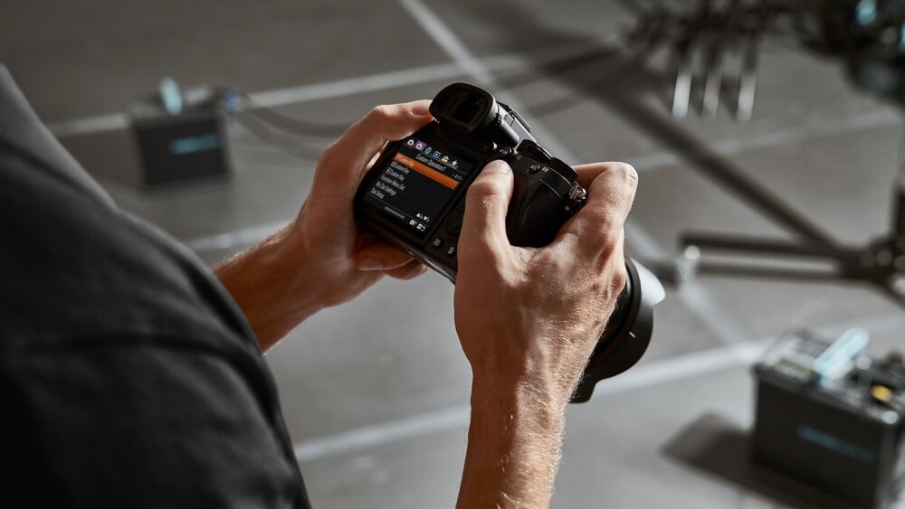 Aparat bezlusterkowy SONY Alpha A7R IV A Fn System przeglądania zdjęć Menu z ilustracjami ustawień   