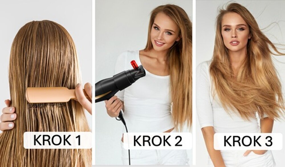 Suszarka LUMINEO HD100BI + Zestaw serum 3 x 20 ml proste w użyciu, dyfuzor z wybranym serum, piękne włosy, miękkie i gładkie